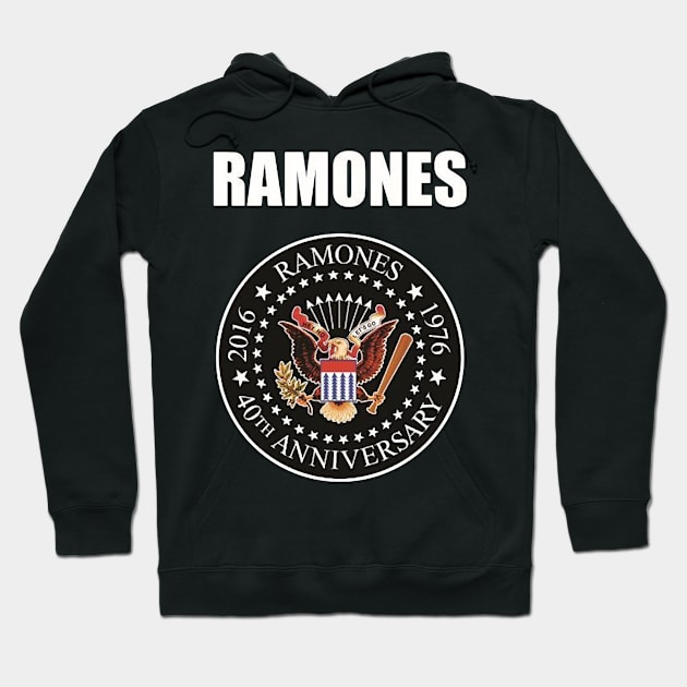 Ramones Band Unite Gabba Gabba Hey Awesome Great Hoodie by Rutha CostumeFashionModel